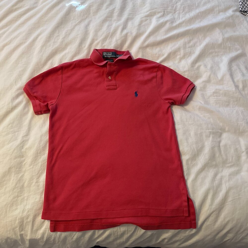 Ralph Lauren Polo Coral/Salmon Pink. Size Custom S.